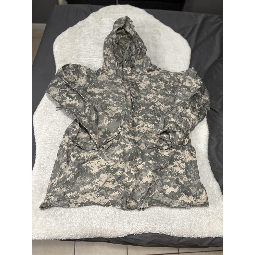 US Military Digital Camo Parka Rain Jacket Improved Medium Hooded Orc Industries